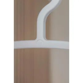 metallbude Kleiderbügel Fay 6er-Set Weiß