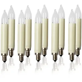 Hellum Mini-Lichterkette LED 10 Stück E10 23 V 3 W Weiß