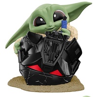 Hasbro Spielfigur Star Wars Bounty Collection, (Größe: ca. 6 cm), The Child Baby Yoda Grogu Baby Yoda im Helm