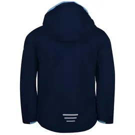 TROLLKIDS Kvalvika Jacke - Navy / White / Med Blue - 110 cm