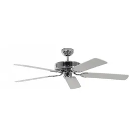 Pepeo Potkuri 132 cm Deckenventilator stahl/weiß/weiß-rattan
