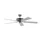 Pepeo Potkuri 132 cm Deckenventilator stahl/weiß/weiß-rattan
