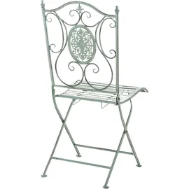 CLP Sibell Gartenstuhl 42 x 49 x 91,5 cm antik-grün 2er Set