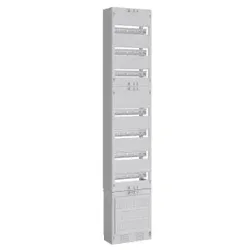 ABN VS19 Verteilerfeld 1V mit Schienen, AnKlemmen 1V7, 5-polig, BxH: 250x1350mm