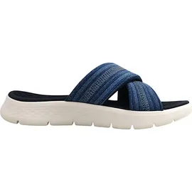SKECHERS GO Walk Flex Sandale Impressed, Navy Textile, 37 EU