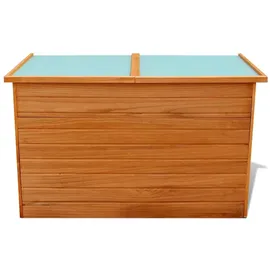 vidaXL Garten-Aufbewahrungsbox 126x72x72 cm Holz