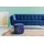 Kayoom Pouf Taj Mahal 225 Polyester 45 x 38 x 45 cm Blau