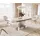 DeLife Edge 180-220 x 72 x 100 cm weiß-beige