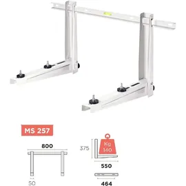 Rodigas Wandkonsole MS257 für Klimaanlagen 800x550mm