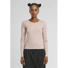 URBAN CLASSICS Ladies Basic Super Slim Longsleeve Rosa XL