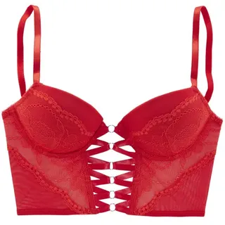 LASCANA Corsage Damen rot Gr.80 Cup E