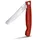Victorinox Swiss Classic Frühstücksmesser 1 cm rot/silber Wellenschliff