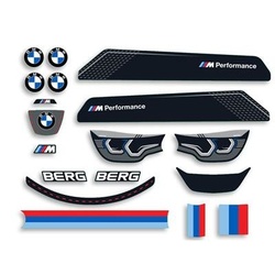 BERG Ersatzteil Reppy – Aufkleber-Set BMW