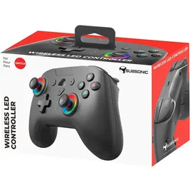 Subsonic Wireless Controller Schwarz Nintendo Switch
