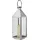 Kare Laterne Giardino Edelstahl/Glas Silver
