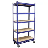 Trutzholm Etagenwagen 195x90x45 cm 750kg 5 Ebenen Transportwagen Magazinwagen Kommissionierregal Regal Lagerregal Garagenregal Werkstattregal Kommissionierwagen