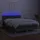 vidaXL Boxspringbett 140 x 200 cm Dunkelgrau