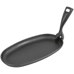 Gastronoble Olympia ovale Servierpfanne | 24 x 14cm | Gusseisen | 4 Pfannen