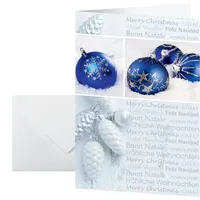 Sigel DS057 Weihnachtskarten-Set mit Umschlag | A6 | 25