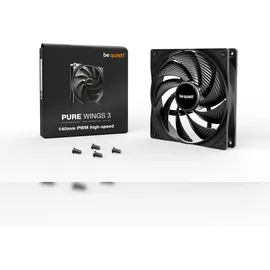 be quiet! Lüfter Pure Wings 3 PWM high-speed- 140mm Gehäuselüfter