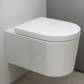 Hansgrohe EluPura S Wand-WC mit WC-Sitz Weiß SmartClean
