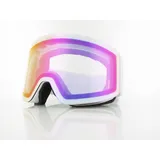 Uvex provoqe V Skibrille white matt vario pink mirror