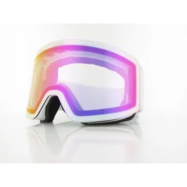 Uvex provoqe V Skibrille white matt vario pink mirror
