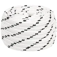 VidaXL Arbeitsseil Weiß 20 mm 25 m Polyester