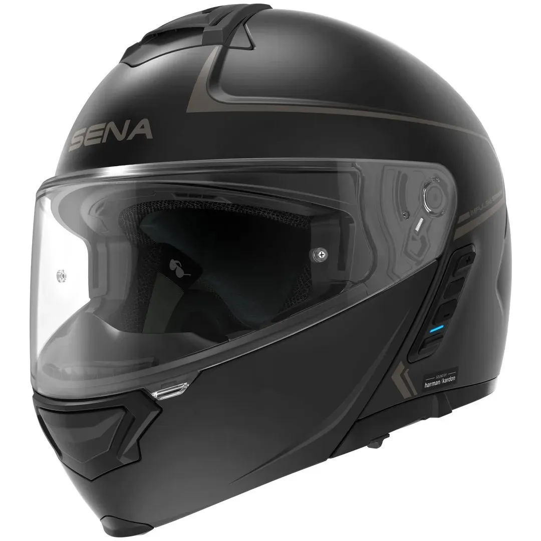 Sena Impulse Bluetooth Helm, zwart, XL Voorman