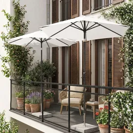 Sekey Sonnenschirm Ø 200 cm Weiß