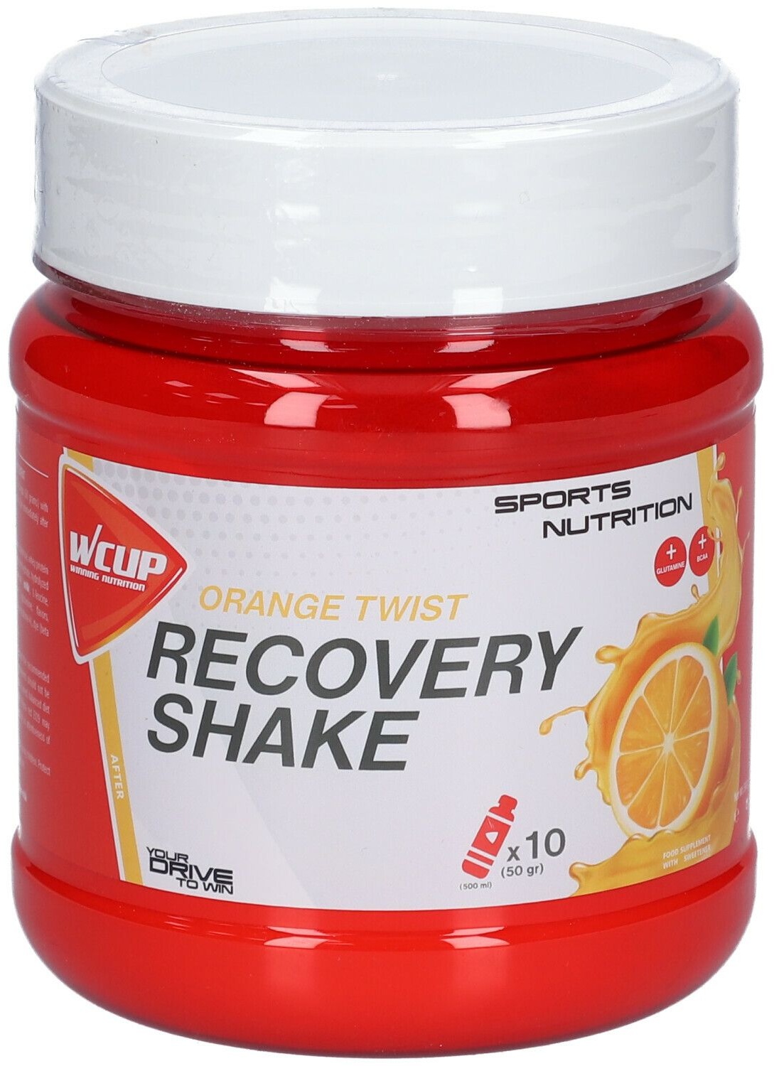 WCUP RECOVERY SHAKE ORANGE TWIST 500 g Poudre