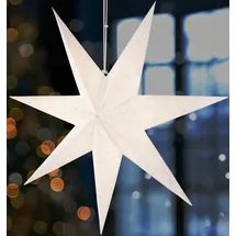 Brubaker 60 cm Weihnachtsstern für Innen - Adventsstern mit E14 Fassung