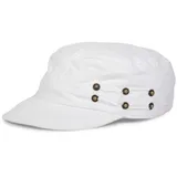 Stylebreaker Military Cap weiß Einheitsgröße