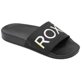 Roxy Slippy Ii", Mädchen, grau 33 Schwarz Obermaterial: 100% Synthetikmaterial / 33