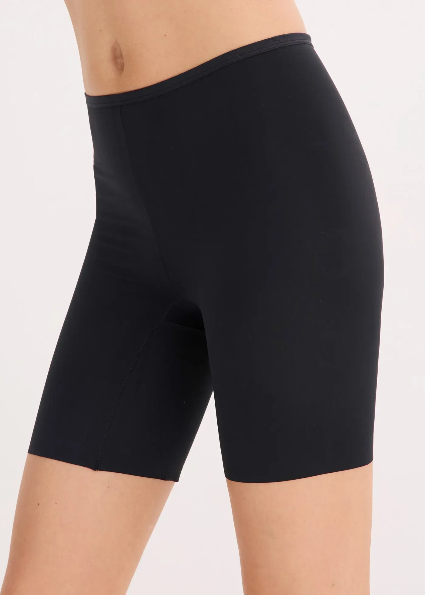 Radlerhose BONPRIX, Damen, Gr. 48/50 (XL), N-Gr, schwarz, Obermaterial: 80% Polyamid, 20% Elasthan, unifarben, Hosen Radlerhose, aus Polyamid und Baumwolle, mit Gummizug-Verschluss