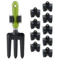 Relaxdays Gerätehalter Gummi 100 x grau/schwarz