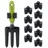 Relaxdays Gerätehalter Gummi 100 x grau/schwarz
