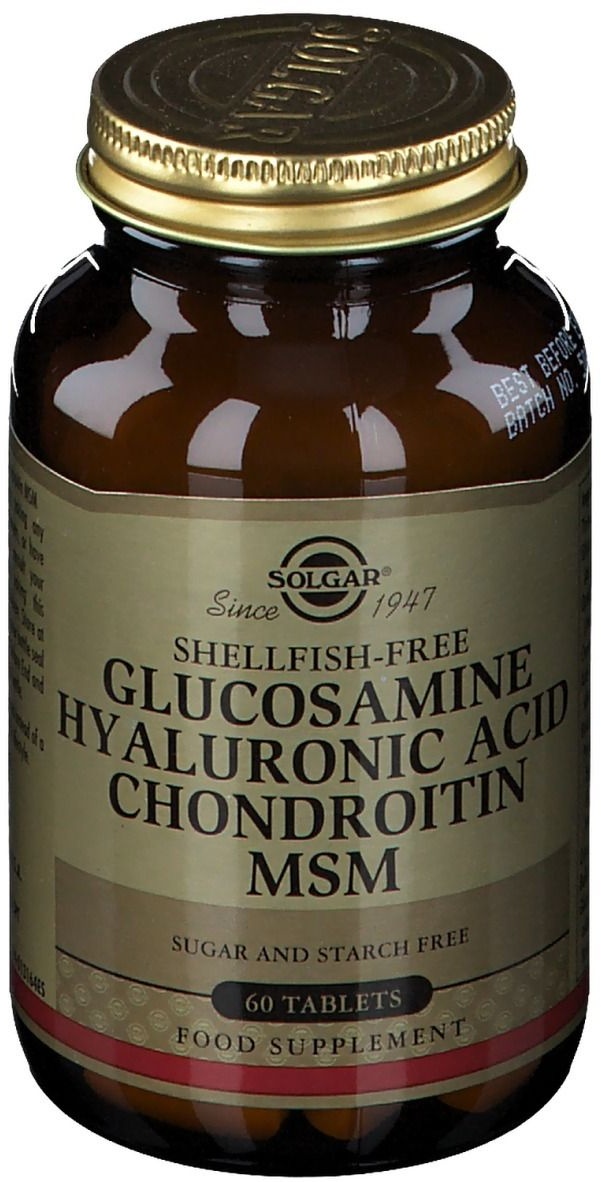 Solgar® Glucosamin Hyaluronsäure Chondroitin MSM