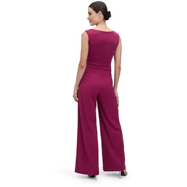 Vera Mont Damen Jumpsuit mit weitem Bein 44, Sweet Berry - 44
