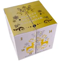Accentra Adventskalender Würfel Gold Dekorativkosmetik - Rot