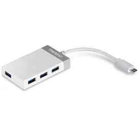 TRENDNET TUC-H4E - Hub - 4 Port USB-Kombi-Hub Grau