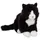 Gipsy Katze Mimiz 28 cm Schwarz/Weiß