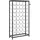 vidaXL Weinregal 54 x 18 x 100 cm Schwarz