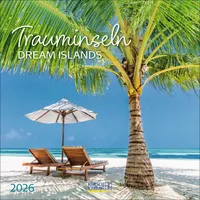 Korsch Verlag Trauminseln 2026: Broschürenkalender mit Ferienterminen. Format: 30