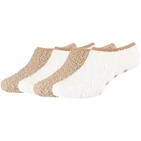 Camano Damen Sneakersocken 4er Pack 35/38 taupe, - 35-38