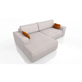 mebloland Ecksofa TOR mit Schlaffunktion. Farbe: Dove. - Grau
