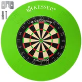 Kesser Dartscheibe Sisal inkl. 9 Dartpfeile und Zubehör