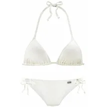 Buffalo Triangel-Bikini Damen creme Gr.34 Cup C/D
