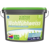 SCHÖNER WOHNEN-Farbe Mix Wandfarbe Wohlfühlweiß zum Mischen lassen 9470./010.4 (Basismischfarbe 4, 10 l)