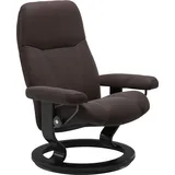 Stressless Stressless® Relaxsessel »Consul«, mit Classic Base, Größe M, Gestell Schwarz, braun